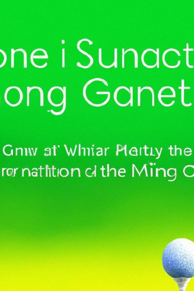 Swinging into Patience: My Journey into the Mindful Game of Golf