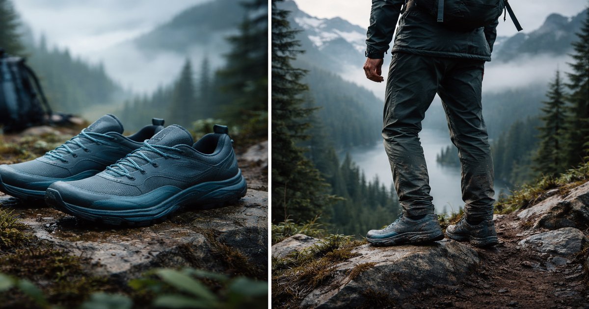 arc teryx shoes in use